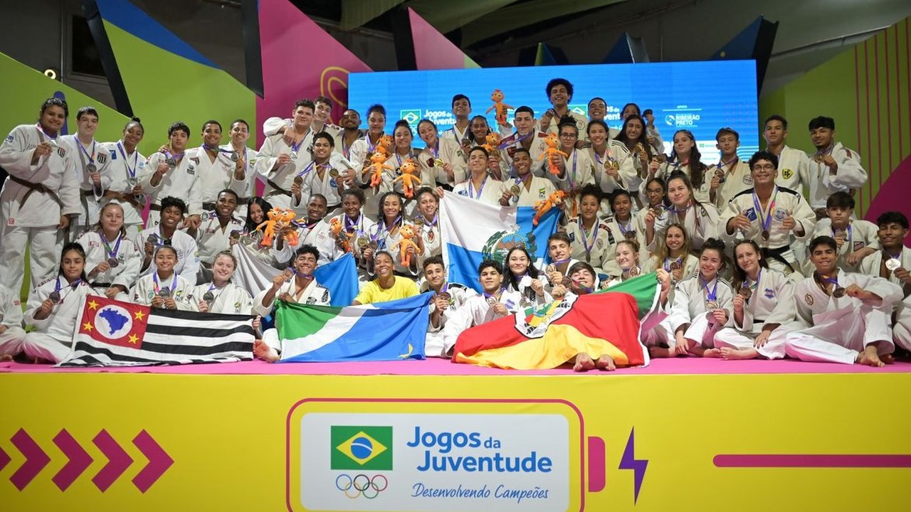 Jogos da Juventude: RS sobe e SP mantém ponta do quadro de medalhas