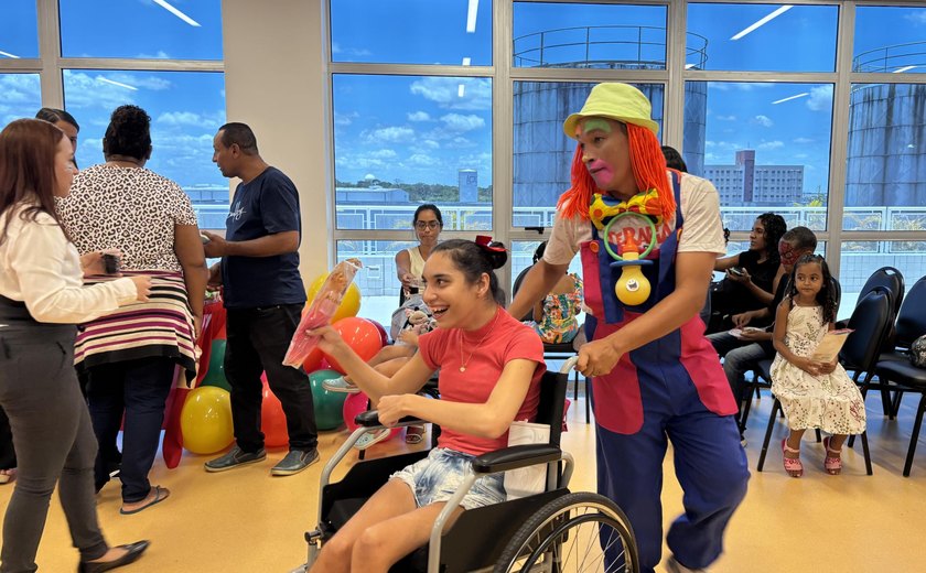 Hemoal promove festa das crianças para pacientes assistidos no Ambulatório de Hematologia