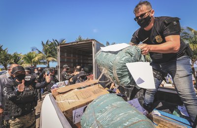 Forças de Segurança de AL apreenderam mais de 4 toneladas de drogas em 2021