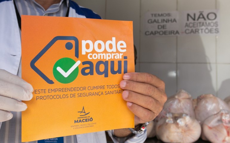 Comerciantes podem solicitar à Vigilância Sanitária selo “Pode comprar aqui”