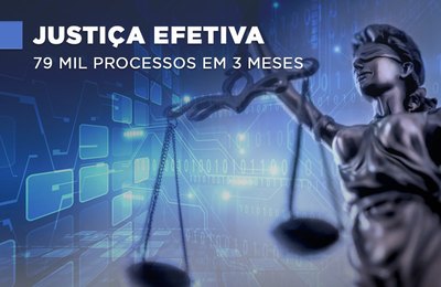 Em três meses, Justiça Efetiva movimenta cerca de 79 mil processos