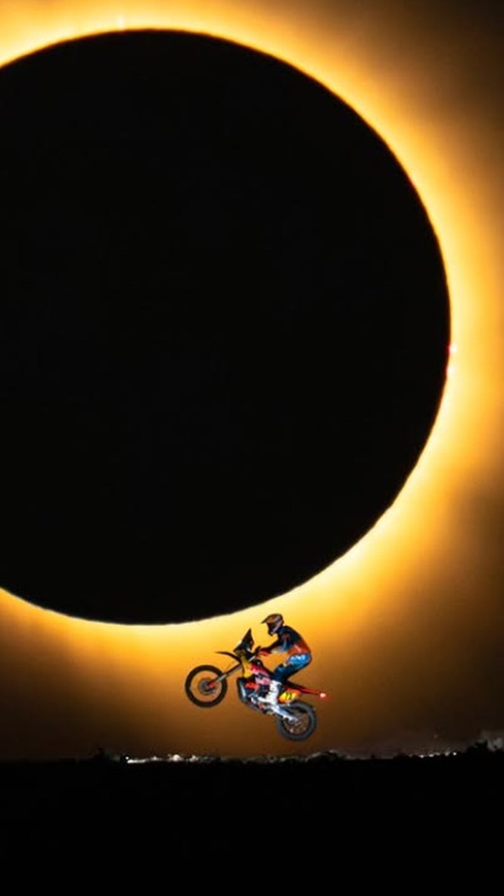 900 m e um ano de planejamento: fotógrafo brasileiro conta bastidores de fotos do eclipse com piloto