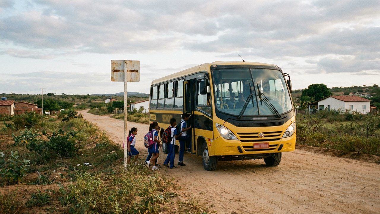 Arapiraca abre crédito de R$ 400 mil para transporte escolar com recursos do PNATE