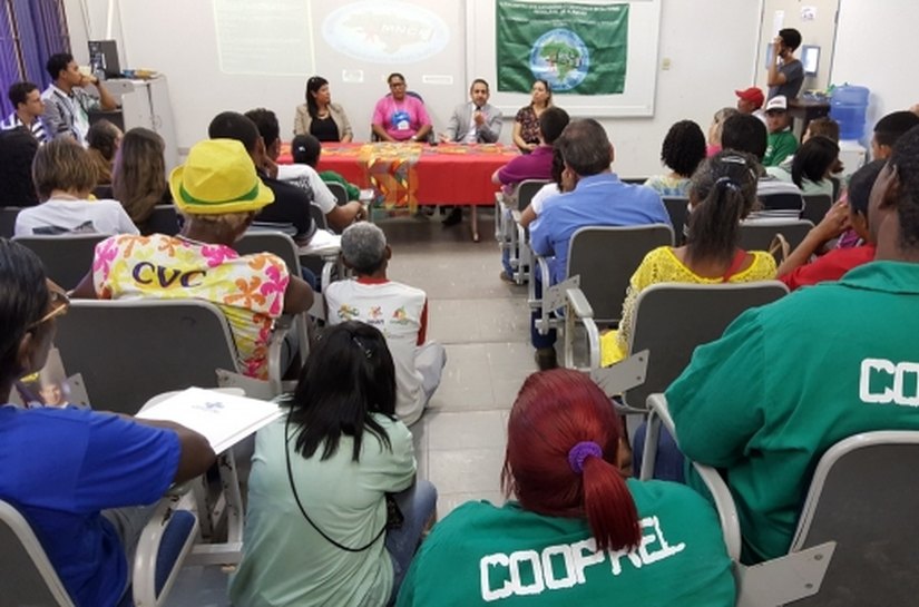 Catadores participam de encontro estadual com apoio da Sete