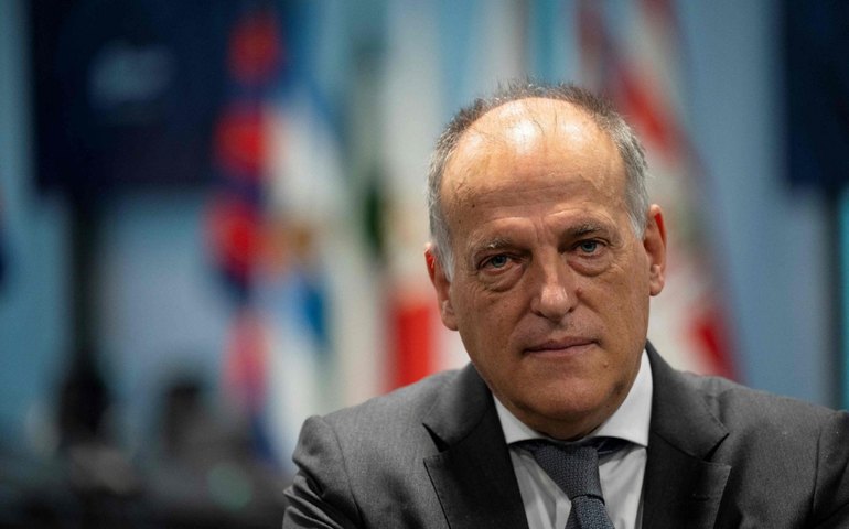 Presidente da LaLiga detona Superliga: &#8216;É um golpe de estado no futebol europeu&#8217;