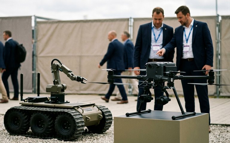China apresenta nova geração de drones e robôs militares em feira de defesa
