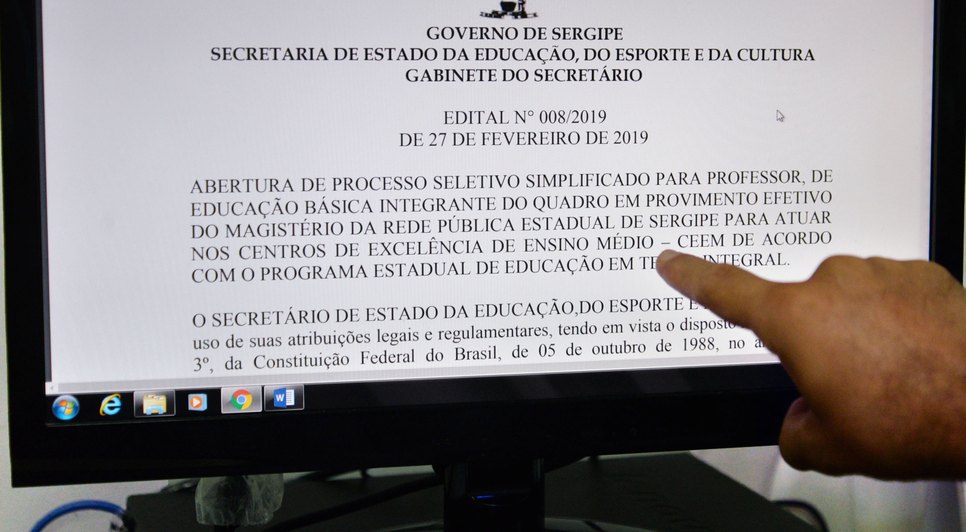 PROCESSO SELETIVO EDUCAÇÃO