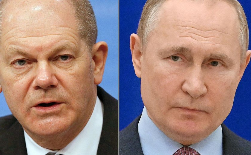 Olaf Scholz realiza 1ª conversa telefônica com Vladimir Putin nos últimos 2 anos