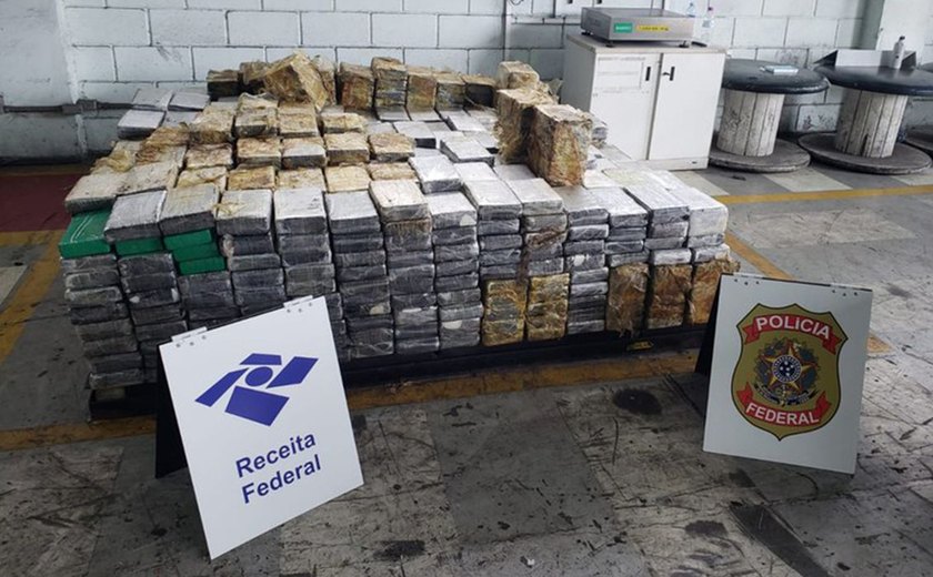 Porto de Santos: Receita e PF fazem maior apreensão de cocaína do ano