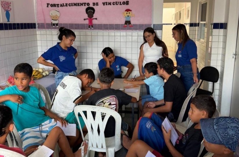 Creas de Campo Alegre promove oficina sobre a temática de defesa de direitos de crianças e adolescentes