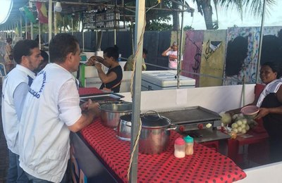 Vigilância Sanitária realiza fiscalizações no 1º dia do São João de Jaraguá e Tabuleiro