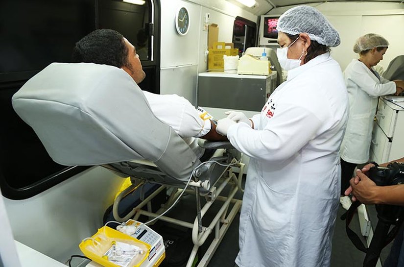 Hemoar e Secretaria de Saúde de Junqueiro realizam coleta de sangue