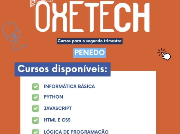 Cursos gratuitos de tecnologia do Oxetech abrem inscrições para novas turmas em Penedo