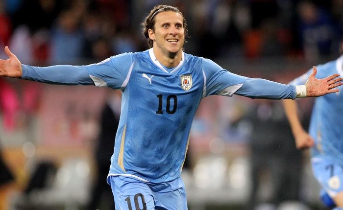 Craque uruguaio, foi eleito o melhor jogador da Copa do Mundo de 2010