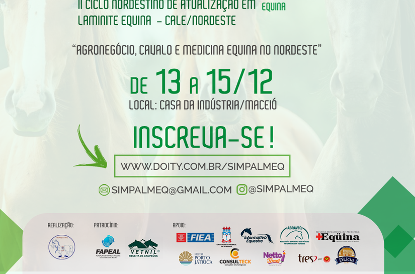 Maceió será sede do maior evento equídeo do Nordeste em dezembro