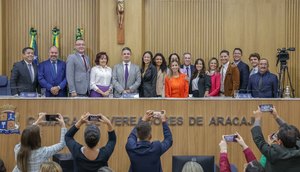 Vereadores de Aracaju recebem estudantes / Foto: Divulgação