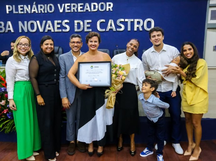 Câmara entrega Título de Cidadã Honorária de Maceió à neuropsicopedagoga Daniela Noronha