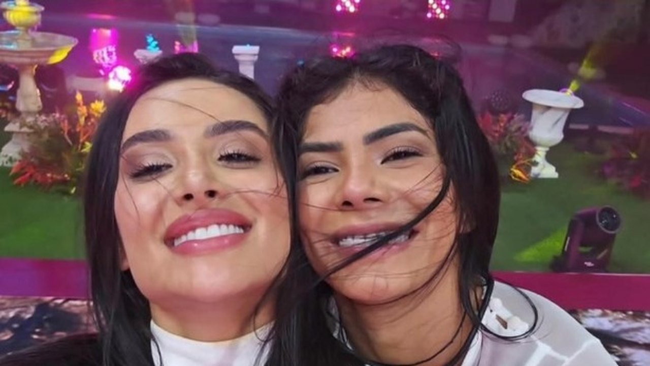 No BBB 26, Jordana e Marciele dão selinho em festa e planejam estratégia contra rivais
