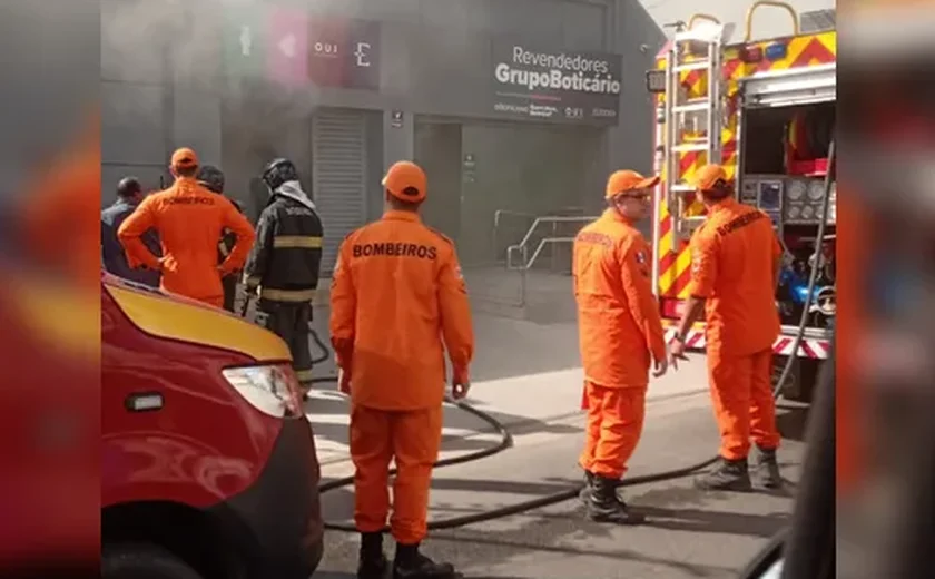 Incêndio atinge centro de distribuição da Boticário em Arapiraca