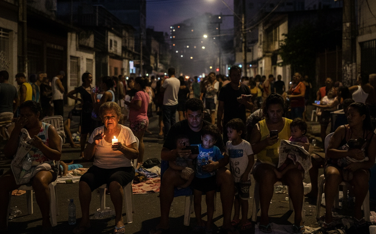 Moradores enfrentam noite sem luz e calor intenso no Rio: 'Humilhação e descaso'