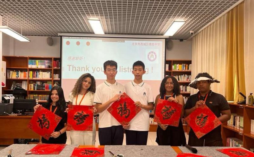 Rede estadual de Alagoas participa de intercâmbio cultural e educacional na China