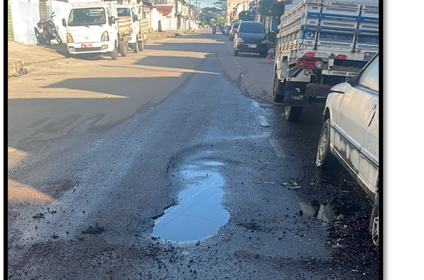 Vereador solicita recapeamento de trecho de avenida no bairro do Vergel do Lago