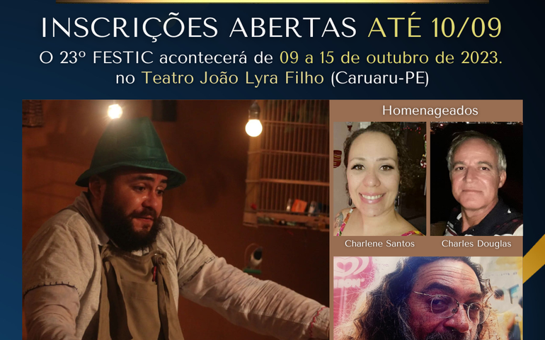 Festival de Esquetes e Teatro Infantil de Caruaru abre inscrições