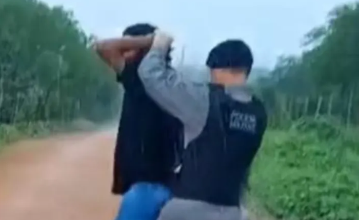 Suspeito foi preso no Distrito do Piau após ação das polícias Civil e Militar