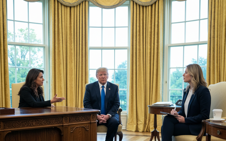 Casa Branca vê sinais positivos na Venezuela e cobra cooperação, diz Leavitt