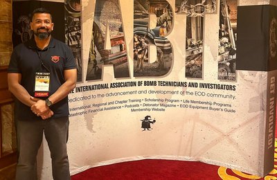 Especialista em explosivos da Polícia Científica de Alagoas é destaque em treinamento internacional nos EUA