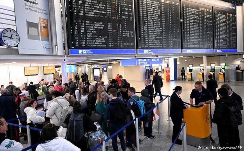 Greve nos aeroportos da Alemanha leva ao cancelamento de mais de mil voos