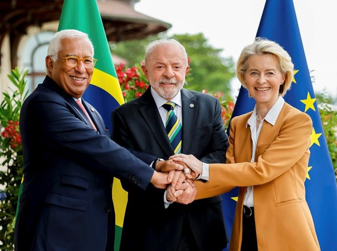 Lula se reúne com os presidentes da Comissão Europeia e do Conselho Europeu