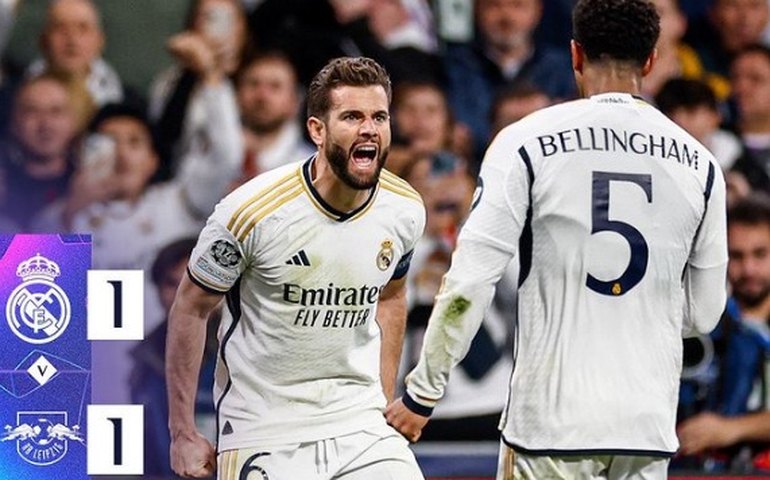 Real sofre, mas elimina o RB Leipzig e se garante nas quartas de final da Liga dos Campeões