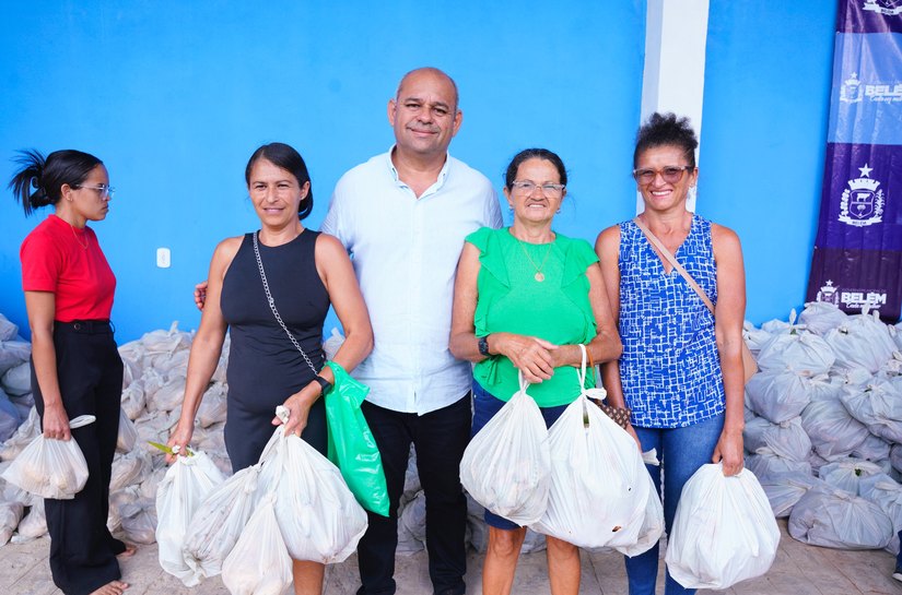 Prefeitura de Belém, Emater e Governo do Estado distribuem mais de 5 toneladas de alimentos através do PAA