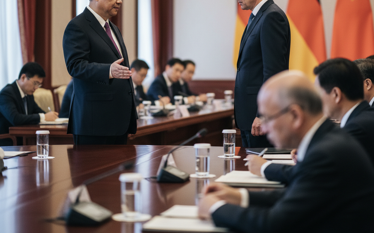 China e Alemanha reforçam diálogo aberto diante de tensão comercial