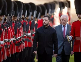 Rei Charles III recebe Zelensky antes de cúpula sobre guerra