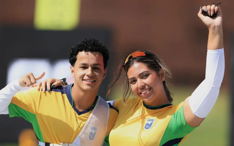 Tiro com arco do Brasil conquista primeira medalha na história do Parapan de Jovens