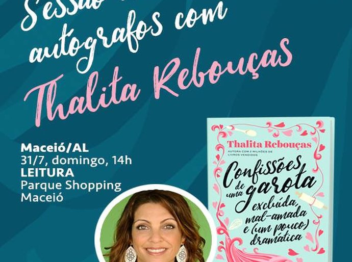 Thalita Rebouças fará sessão de autógrafos no Parque Shopping