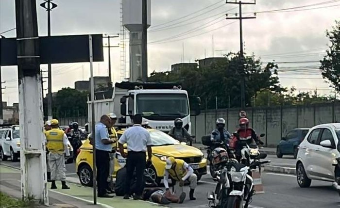 Agentes do Ronda no Bairro foram os primeiros a chegar ao local e prestar assistência à vítima