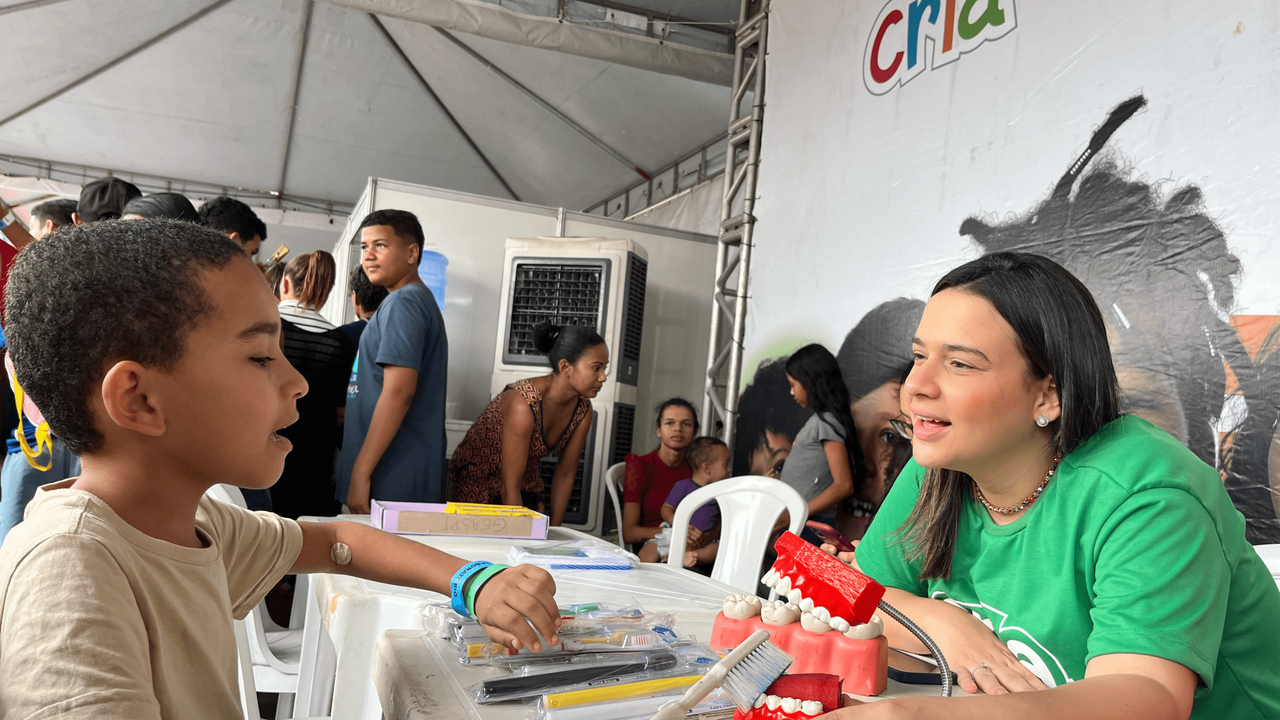 Cria leva ações lúdicas e atendimentos para o Dia D do Alagoas Sem Fome