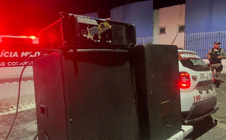 Na Base do Sossego: Operação apreende cinco equipamentos de som durante o final de semana