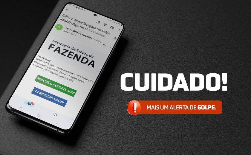 Sefaz faz alerta sobre mensagens falsas sobre resultado de premiações via e-mail