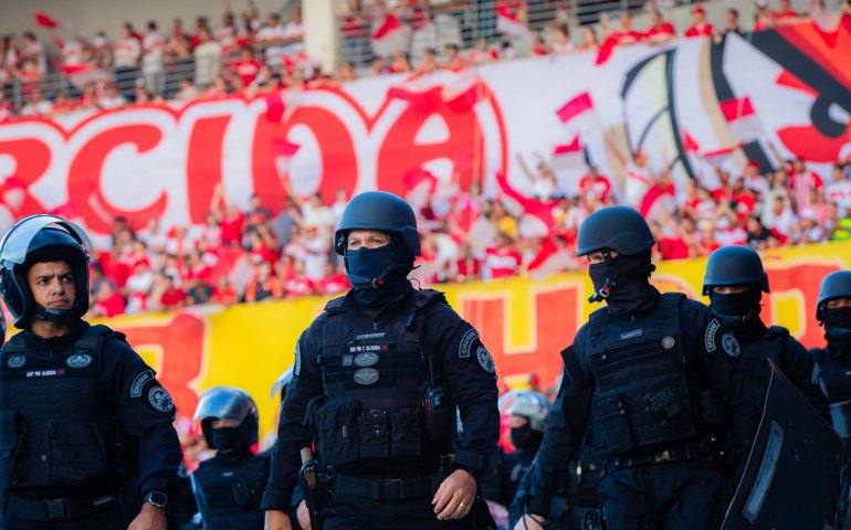 PM define planejamento para segurança da partida entre CRB e Figueirense nesta quarta em Maceió