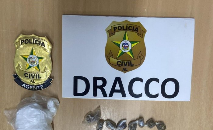 Prisão foi efetuada e o suspeito foi conduzido à sede da Dracco