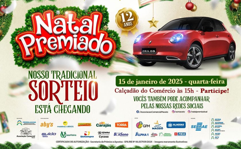 Natal Premiado: hoje serão sorteados os ganhadores da maior campanha de prêmios do ano