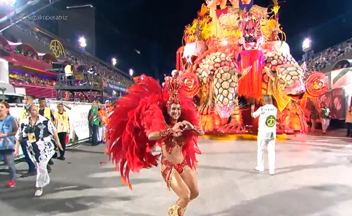Marina Ferrari estreia com vitória no Carnaval do Rio pela Imperatriz Leopoldinense Marina Ferrari estreia com vitória no Carnaval do Rio pela Imperatriz Leopoldinense