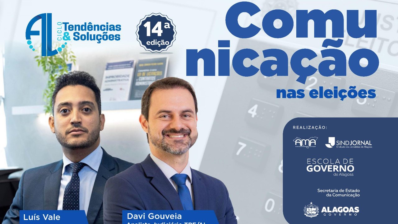 Secom/AL promove debate sobre comunicação institucional no período eleitoral