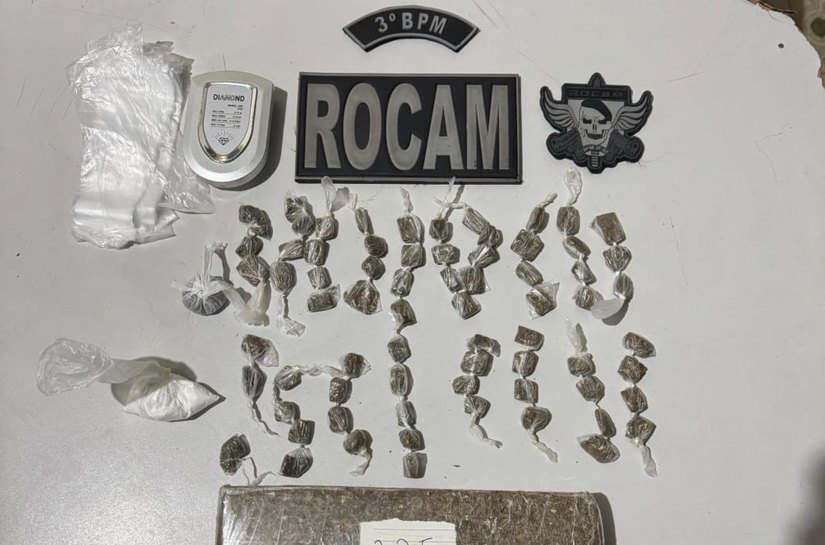 Polícia Militar apreende drogas e arma de fogo em ações no interior de Alagoas