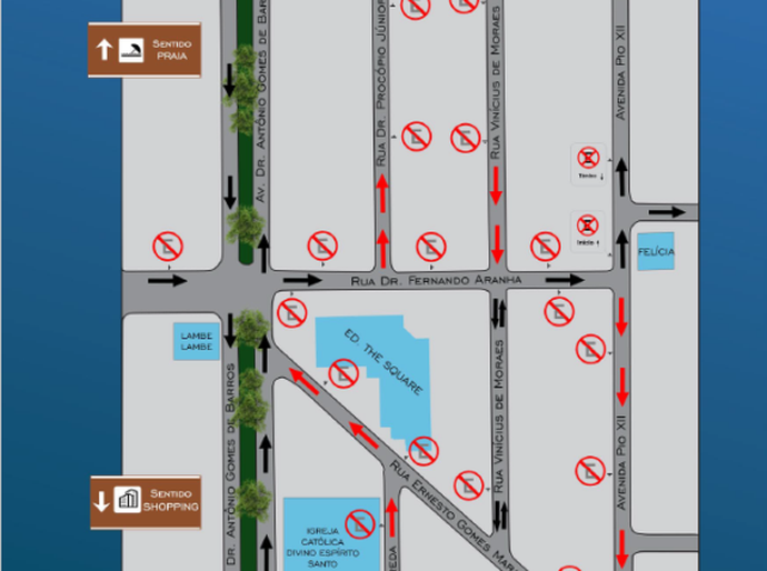 Alterações de trânsito na Jatiúca começam a partir deste sábado, dia 3