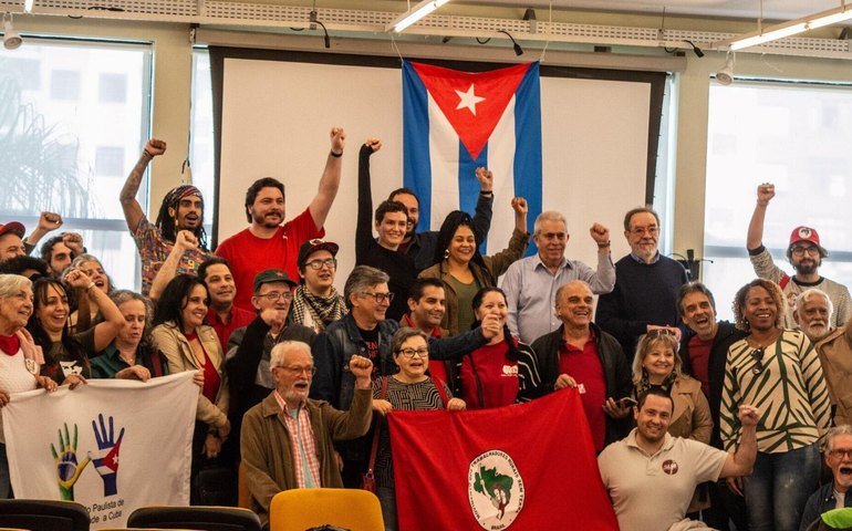 São Paulo: 72 anos do assalto ao Quartel Moncada inspiram ato em apoio a Cuba e Palestina (VÍDEOS)